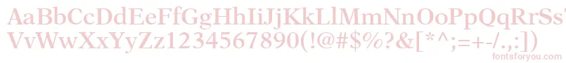 OrchidSsiSemiBold Font – Pink Fonts on White Background