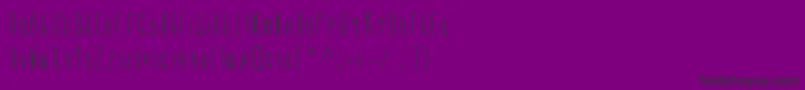 Cmonkeeregular Font – Black Fonts on Purple Background