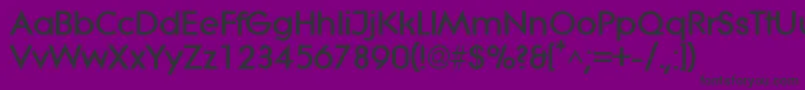 Шрифт LitheExtrabold – чёрные шрифты на фиолетовом фоне