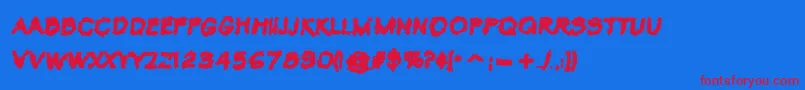 Lisätietoja VtcKrinkleKutBold-fontista VtcKrinkleKutBold-fontti – punaiset fontit sinisellä taustalla