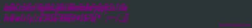 Weitere Informationen zur PhelpsItalic-Schriftart PhelpsItalic-Schriftart – Violette Schriften auf schwarzem Hintergrund