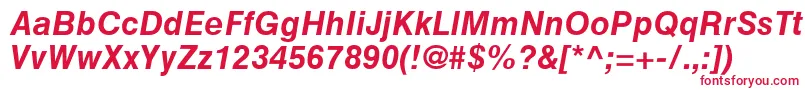 HelveticaGreekBoldInclined Font – Red Fonts