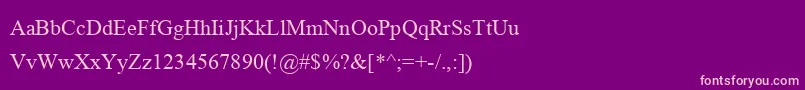 MicrosoftHimalaya Font – Pink Fonts on Purple Background