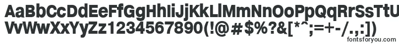 HelveticaHeadlines-fontti – Liike-elämän fontit