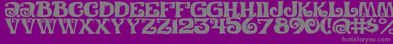 Festivalnightsc Font – Gray Fonts on Purple Background