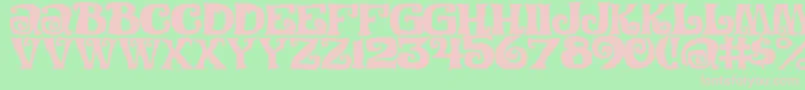 More about Festivalnightsc Font Festivalnightsc Font – Pink Fonts on Green Background