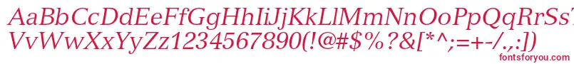 VersaillesltstdItalic Font – Red Fonts