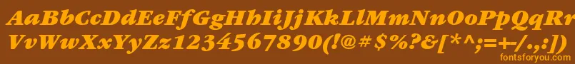More about ItcGaramondLtUltraItalic Font ItcGaramondLtUltraItalic Font – Orange Fonts on Brown Background