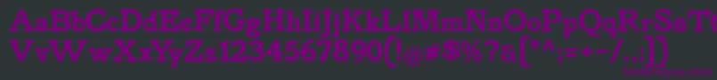 Knorke Font – Purple Fonts on Black Background