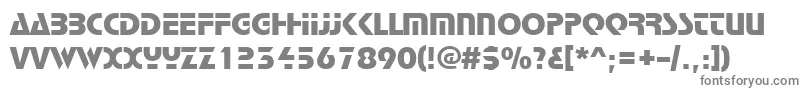 Stop Font – Gray Fonts on White Background