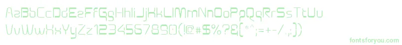 Aunchanted Font – Green Fonts on White Background