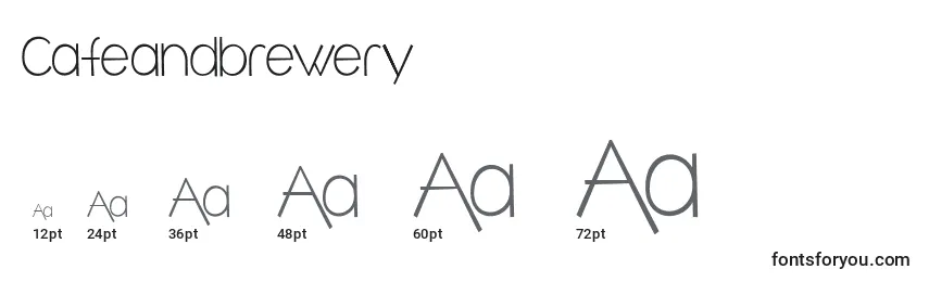 Cafeandbrewery Font Sizes