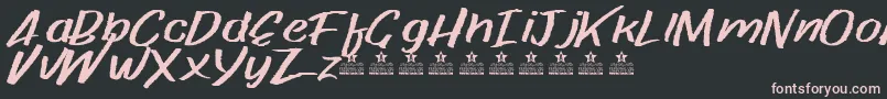 More about PaperRibPersonalUse Font PaperRibPersonalUse Font – Pink Fonts on Black Background