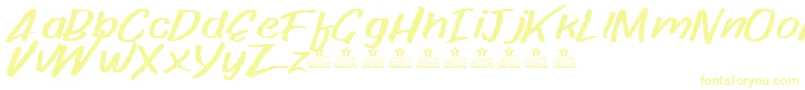 PaperRibPersonalUse Font – Yellow Fonts