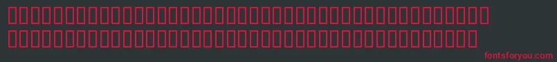 Serious2 Font – Red Fonts on Black Background