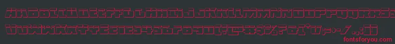 Darkalliancebullet Font – Red Fonts on Black Background