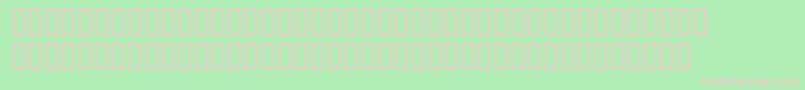 BdBrockelmann Font – Pink Fonts on Green Background