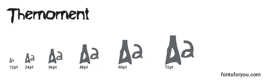 Themoment Font Sizes