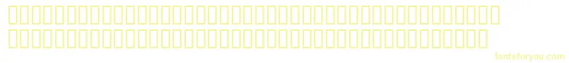 フォントP22HopperSketches – 黄色のフォント