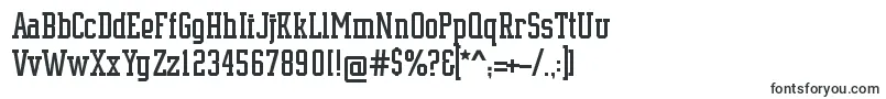 Шрифт SupremeBw90 – шрифты для титров