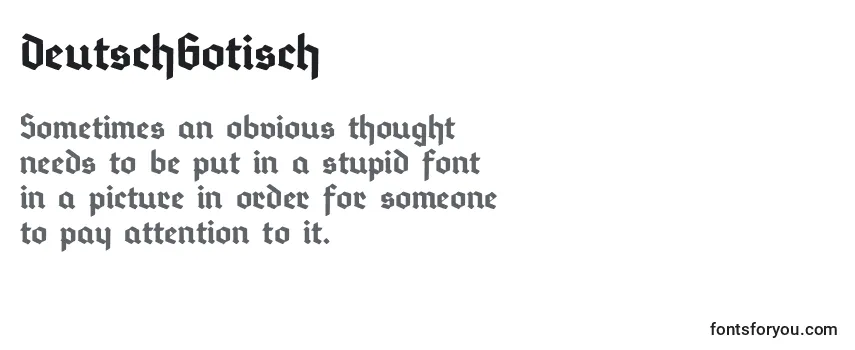 Review of the DeutschGotisch Font