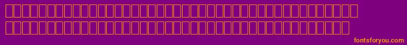 Wpro01na Font – Orange Fonts on Purple Background