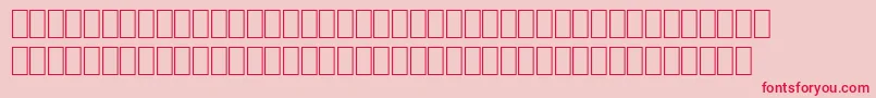Wpro01na Font – Red Fonts on Pink Background