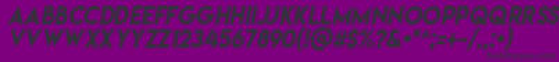 Lemonmilkitalic Font – Black Fonts on Purple Background