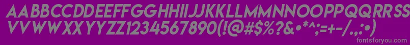 Lemonmilkitalic-Schriftart – Graue Schriften auf violettem Hintergrund