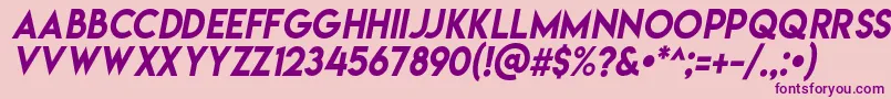 Lemonmilkitalic-Schriftart – Violette Schriften auf rosa Hintergrund