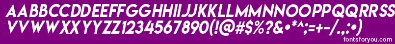 Lemonmilkitalic Font – White Fonts on Purple Background