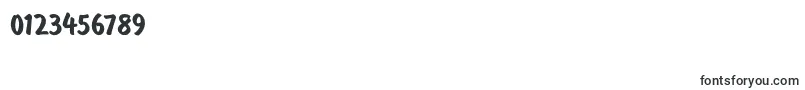 BrusTyp Font – Fonts for Numbers and Digits
