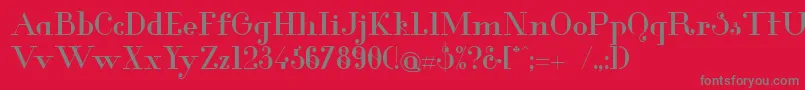 More about GlamorMedium Font GlamorMedium Font – Gray Fonts on Red Background