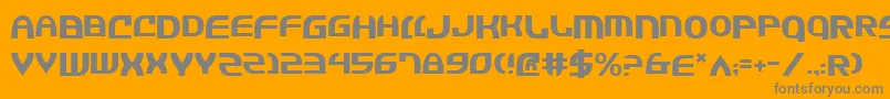 Jannsv2-Schriftart – Graue Schriften auf orangefarbenem Hintergrund