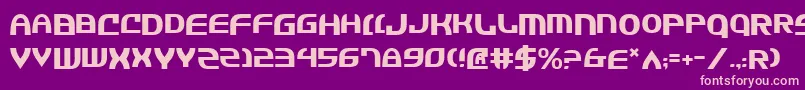 Jannsv2 Font – Pink Fonts on Purple Background