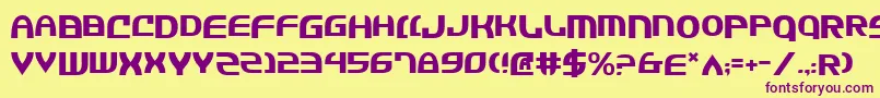 Jannsv2 Font – Purple Fonts on Yellow Background