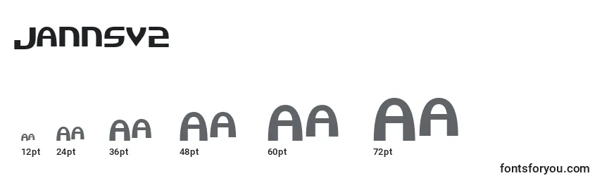 Jannsv2 Font Sizes