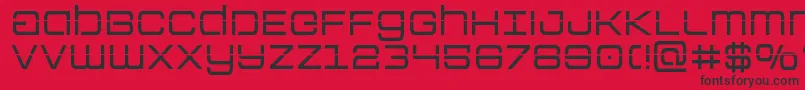 Colonymarineslaser Font – Black Fonts on Red Background