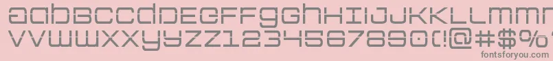 Шрифт Colonymarineslaser – серые шрифты на розовом фоне