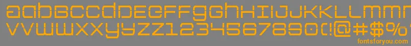Colonymarineslaser Font – Orange Fonts on Gray Background