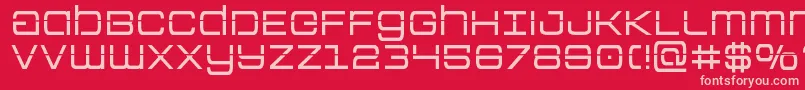 Colonymarineslaser Font – Pink Fonts on Red Background