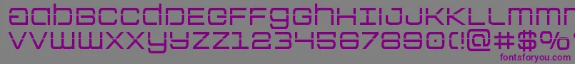 Colonymarineslaser-Schriftart – Violette Schriften auf grauem Hintergrund