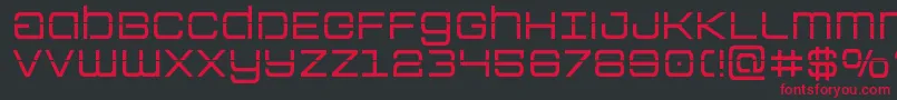 Colonymarineslaser Font – Red Fonts on Black Background