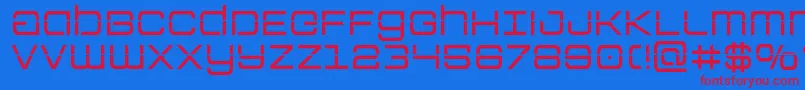 Colonymarineslaser Font – Red Fonts on Blue Background