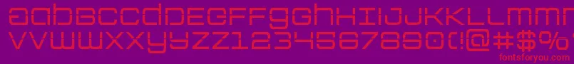 Colonymarineslaser Font – Red Fonts on Purple Background