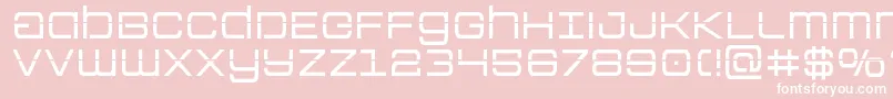 Colonymarineslaser Font – White Fonts on Pink Background