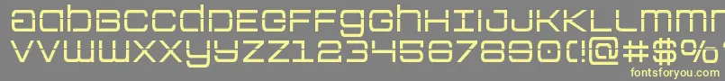 Colonymarineslaser Font – Yellow Fonts on Gray Background