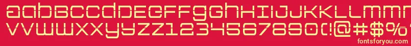 Colonymarineslaser Font – Yellow Fonts on Red Background