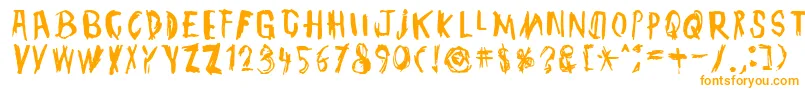 Шрифт TmbgJohnHenry – оранжевые шрифты