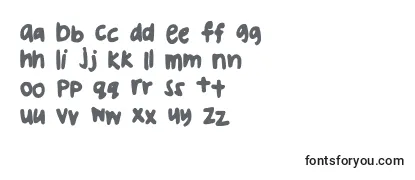 Uglyhandwriting2-fontti